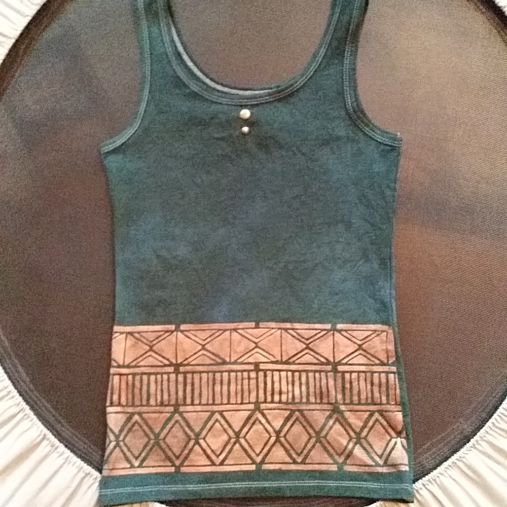 Hand dyed tank